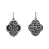 solo tree double sided charm reads "Nothing can bring you peace but yourself" by Ralph Waldo Emerson . Shown in oxidized sterling silver #c252-0