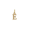 18k gold hand engraved BOLD initial charm #c401-1 x small /E