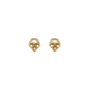 18k gold baby skull stud earrings #em37