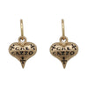 large fat WTF double sided charm shown in 14k gold #ht5L-1